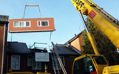 Startbouw biobased verbouwing – dakopbouw Lunetten