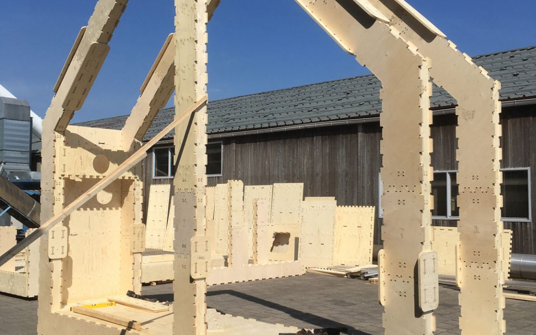 WikiHouse in Almere: Puzzelen met hout en energie