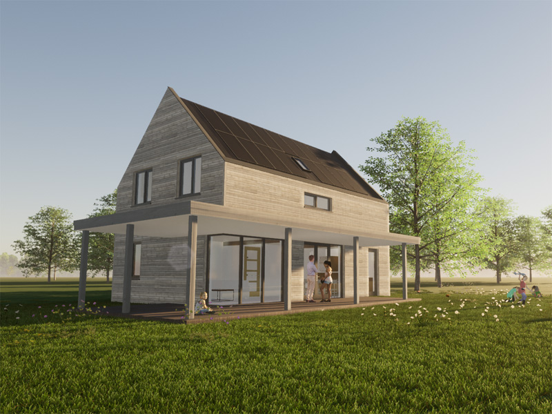 Omgevingsvergunning woonhuis te Oosterwold is verleend!