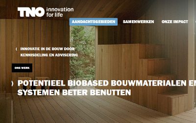 TNO: ‘Bouwen met hout gunstiger voor klimaat dan uit huidige MPG-berekening blijkt’