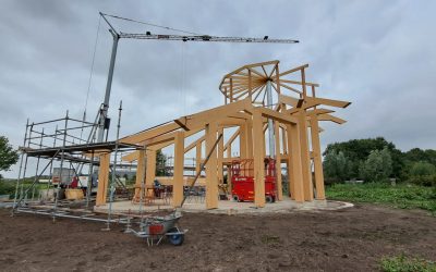 Bouw Natuurobservatorium in volle gang